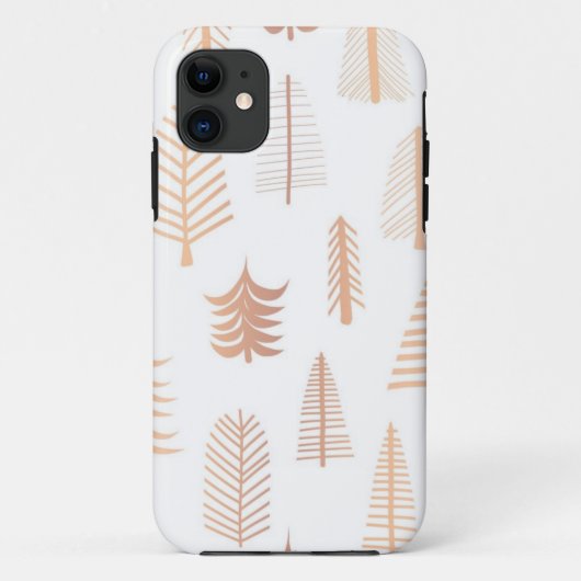 Coques Case-Mate iPhone motif d'arbre de Noël (Dos)