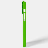 Coques Case-Mate iPhone Motif d'arbre de Noël à rayures vertes (Verso / Gauche)