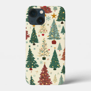 Case-Mate iPhone Case Motif d'arbre de Noël moderne du milieu du siècle
