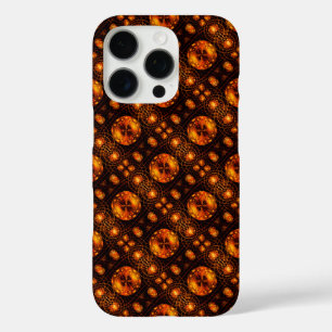 Coques iPhone 16 Pro Motif d'art abstrait élégant boho moderne or #507