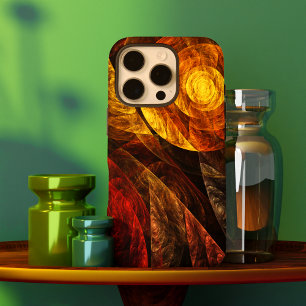 Coques iPhone 16 Pro Motif d'art abstrait moderne floral tournesol