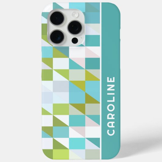 Coques Case-Mate iPhone Motif d'art Carré triangles Polygon (Verso)