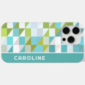 Coques Case-Mate iPhone Motif d'art Carré triangles Polygon (Verso (horizontal))
