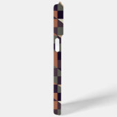 Coques Case-Mate iPhone Motif d'art Carré Triangles Polygon Personnalisé (Verso / Droite)