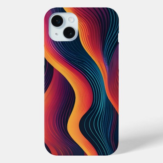 Coques Case-Mate iPhone motif d'art des lignes Abstraites (Verso)