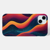 Coques Case-Mate iPhone motif d'art des lignes Abstraites (Verso (horizontal))