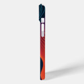 Coques Case-Mate iPhone motif d'art des lignes Abstraites (Verso / Gauche)
