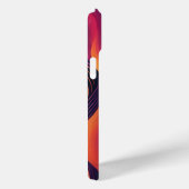 Coques Case-Mate iPhone motif d'art des lignes Abstraites (Verso / Droite)