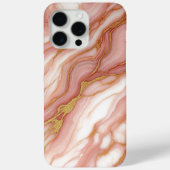 Coques Case-Mate iPhone Motif d'art en marbre rouge rose Mauve (Verso)