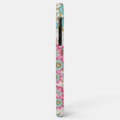 Coques Case-Mate iPhone Motif d'art floral abstrait chic japonais (Dos/Gauche)