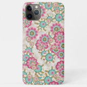 Coques Case-Mate iPhone Motif d'art floral abstrait chic japonais (Dos)