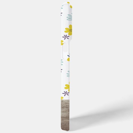 Coques Case-Mate iPhone Motif d'art floral classique personnalisé (Verso / Droite)