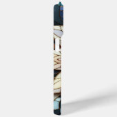 Coques Case-Mate iPhone Motif d'art floral en verre coloré chic classique (Verso / Droite)