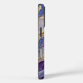 Coques Case-Mate iPhone Motif d'art fluide de géoode Abstrait (Verso / Droite)