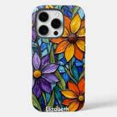 Coques Case-Mate iPhone Motif d'art fluide de géoode Abstrait (Verso)