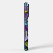 Coques Case-Mate iPhone Motif d'art fluide de géoode Abstrait (Verso / Droite)