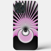 Coques Case-Mate iPhone Motif d'art fractal Abstrait moderne (Verso)