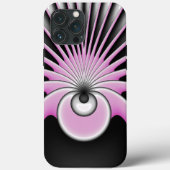 Coques Case-Mate iPhone Motif d'art fractal Abstrait moderne (Verso)