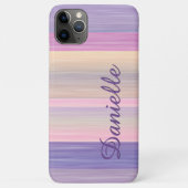 Coques Case-Mate iPhone Motif d'art personnalisé Pink Purple (Dos)