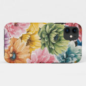 Coques Case-Mate iPhone Motif d'art rose bleu vert jaune orange (Dos (Horizontal))
