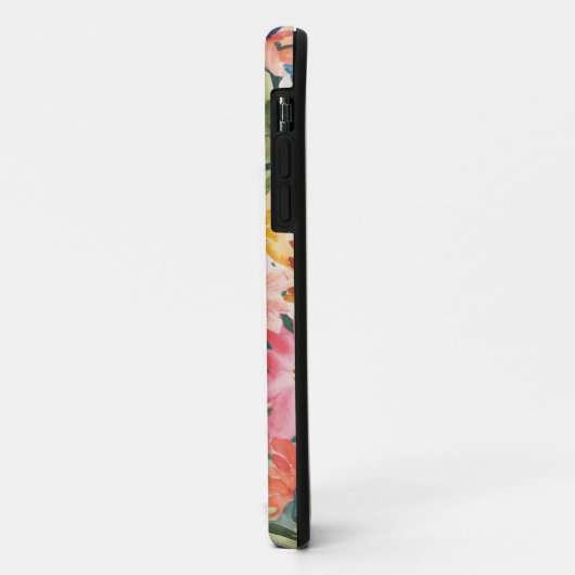 Coques Case-Mate iPhone Motif d'art rose bleu vert jaune orange (Dos/Gauche)