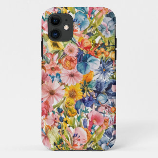 Case-Mate iPhone Case Motif d'art rose bleu vert jaune orange