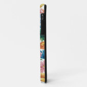 Coques Case-Mate iPhone Motif d'art rose bleu vert jaune orange (Dos/Gauche)