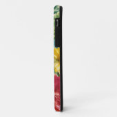 Coques Case-Mate iPhone Motif d'art rose bleu vert jaune orange (Dos/Gauche)