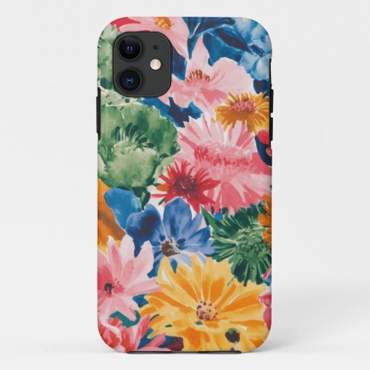 Coques Case-Mate iPhone Motif d'art rose bleu vert jaune orange (Dos)