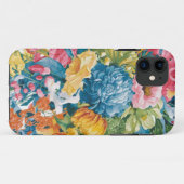 Coques Case-Mate iPhone Motif d'art rose bleu vert jaune orange (Dos (Horizontal))