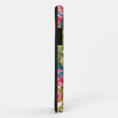Coques Case-Mate iPhone Motif d'art rose bleu vert jaune orange (Dos/Droite)