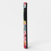 Coques Case-Mate iPhone Motif d'art rose bleu vert jaune orange (Dos/Gauche)