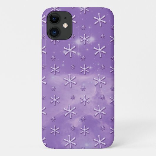 Coques Case-Mate iPhone Motif d'astrische ciel étoilé violet (Dos)