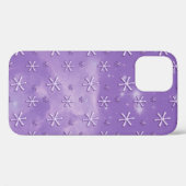 Coques Case-Mate iPhone Motif d'astrische ciel étoilé violet (Verso (horizontal))