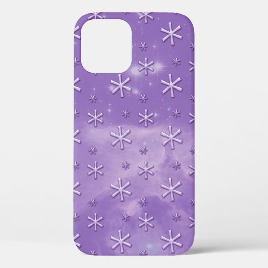 Coques Case-Mate iPhone Motif d'astrische ciel étoilé violet (Verso)
