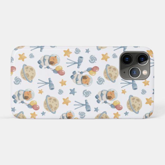 Coques Case-Mate iPhone Motif d'astronaute Capybara (Dos (Horizontal))