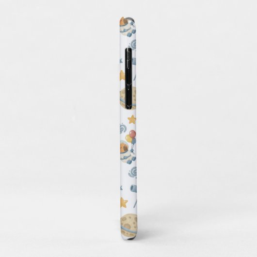 Coques Case-Mate iPhone Motif d'astronaute Capybara (Dos/Gauche)