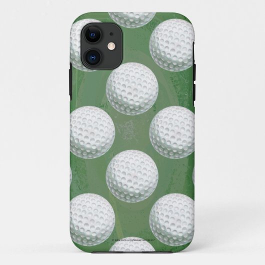 Coques Case-Mate iPhone Motif de balle de golf peint (Dos)