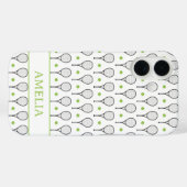 Coques Case-Mate iPhone Motif de balle de tennis (Verso (horizontal))