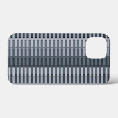 Coques Case-Mate iPhone Motif de bande contemporaine gris espace (Verso (horizontal))