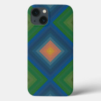Motif de bande de diamant de couleur d'art pop rét