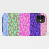 Coques Case-Mate iPhone Motif de bande de peau Empreinte de léopard multi (Dos (Horizontal))