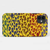 Coques Case-Mate iPhone Motif de bande de peau Empreinte de léopard multic (Dos (Horizontal))