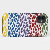 Coques Case-Mate iPhone Motif de bande de peau Empreinte de léopard rétro (Dos (Horizontal))