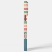 Coques Case-Mate iPhone Motif de bandes de nom personnalisé (Verso / Droite)