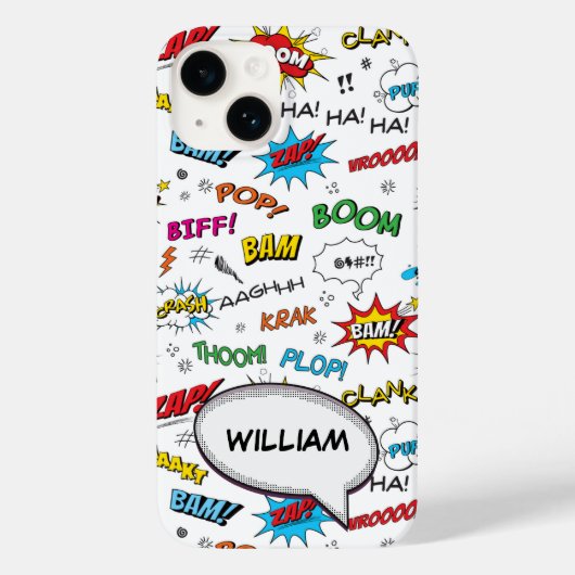 Coques Case-Mate iPhone Motif de bandes dessinées Superheroes (Verso)