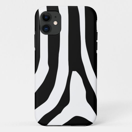 Coques Case-Mate iPhone Motif de bandes d'impression Zebra (Dos)