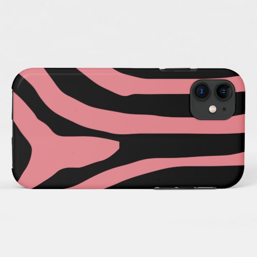 Coques Case-Mate iPhone Motif de bandes d'impression Zebra (Dos (Horizontal))