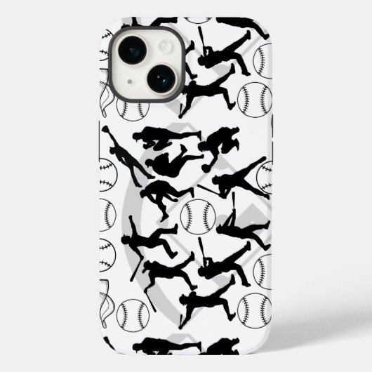 Coques Case-Mate iPhone Motif de base-ball.w (Verso)