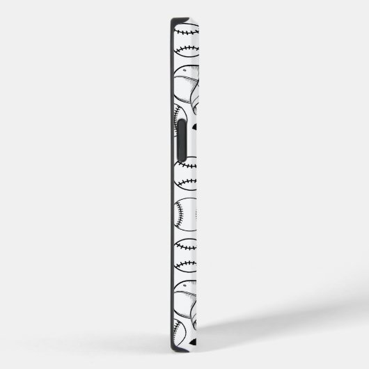 Coques Case-Mate iPhone Motif de base-ball.w (Verso / Droite)